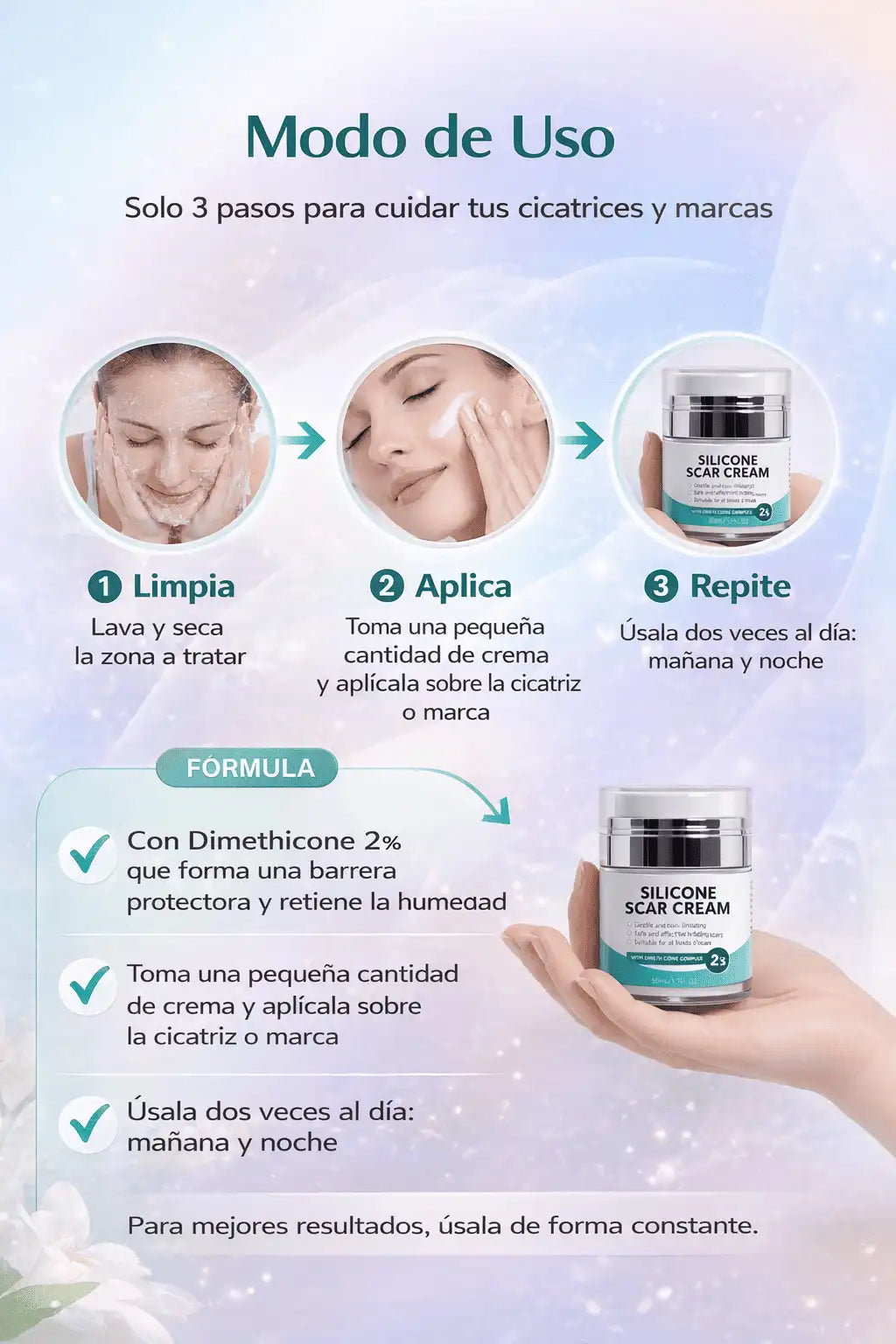 ✨ “Recupera la apariencia uniforme de tu piel”